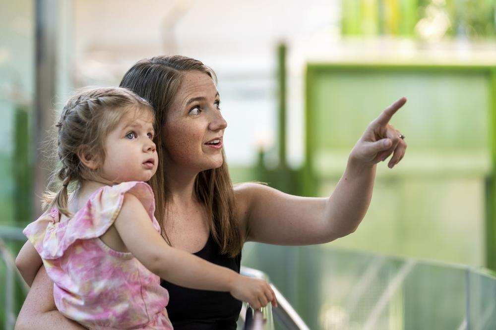 child at zoo